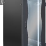 Armadio NetRack 19'' 600x1000 27 Unità Nero Pannello Grigliato da Assemblare