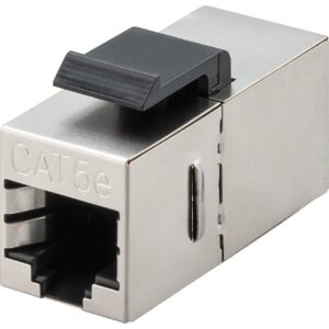 Accoppiatore RJ45 Cat5e Keystone F/F FTP Schermato