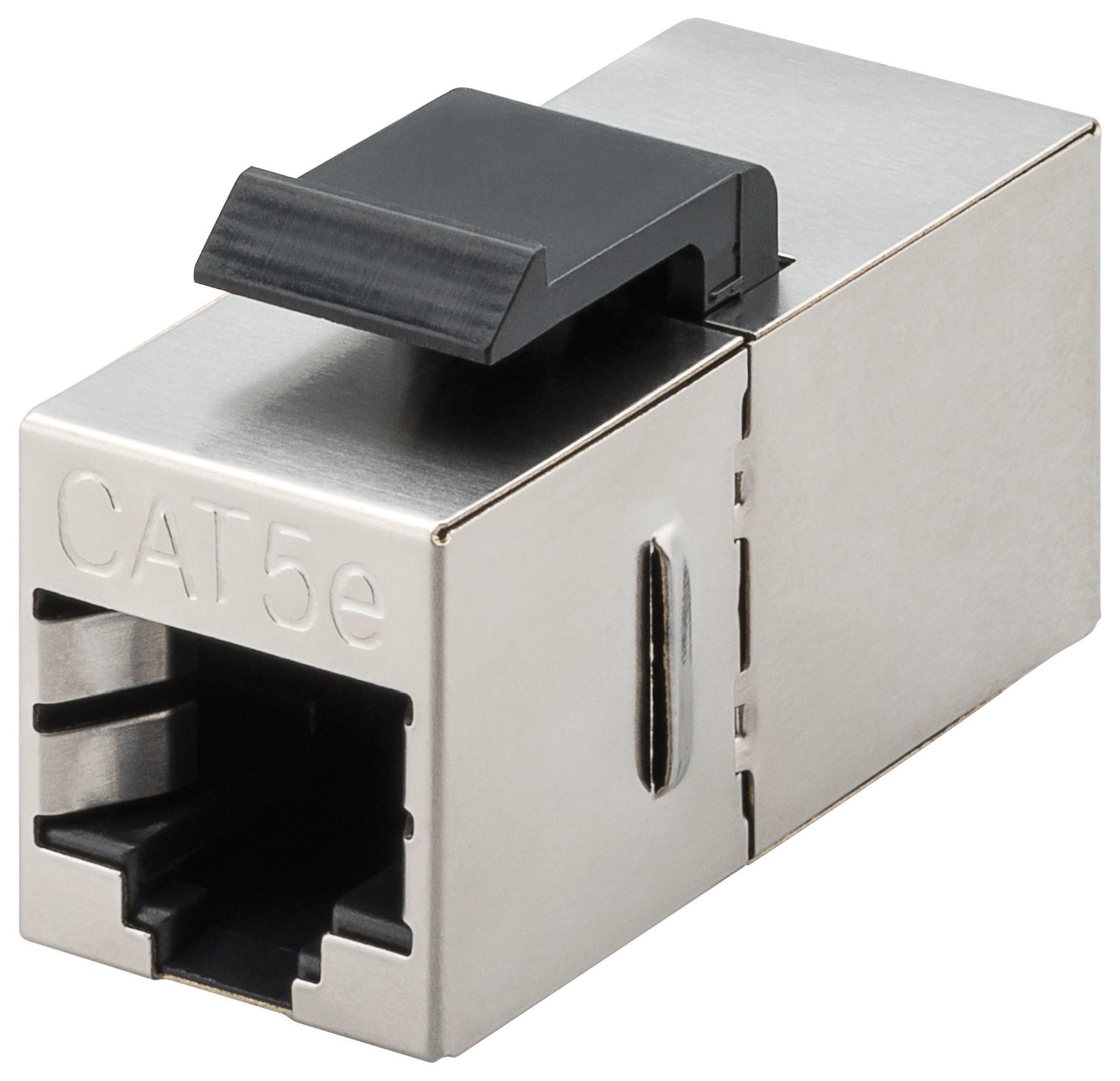 Accoppiatore RJ45 Cat5e Keystone F/F FTP Schermato