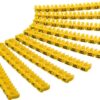 Segnacavo Giallo con lettere ''A-C'' per cavi da 4.0mmq