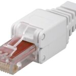 Plug Cat.6 RJ45 Toolless con Copriconnettore