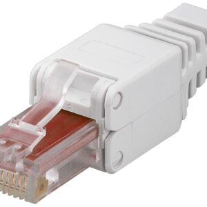 Plug Cat.6 RJ45 Toolless con Copriconnettore