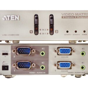 Matrix Switch Video 2 IN 2 OUT VGA con Audio, VS0202