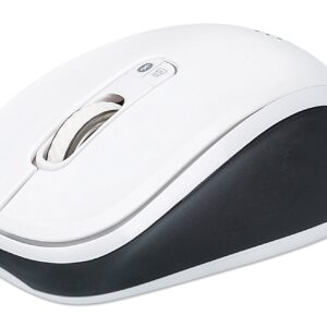 Mouse Dual-Mode Bluetooth e Wireless 2.4 GHz Bianco