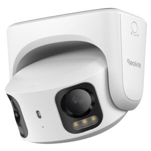 Telecamera Smart PoE 4K Doppio Obiettivo a 180&deg; Visione Notturna a Colori, PCT8MD