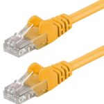 Cavo di rete Patch CCA Cat. 6 Giallo UTP 1 m