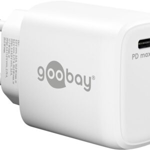 Caricatore Alimentatore GaN USB-C™ PD da Muro 25W Bianco