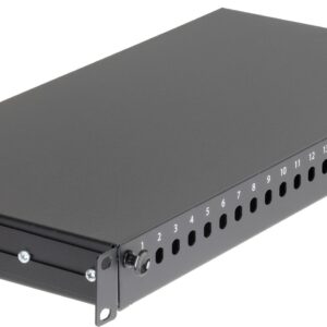 Cassetto Rack 19'' Fibra Ottica 24 Porte ST Simplex