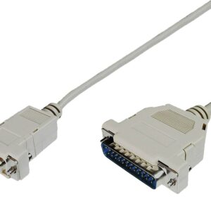 Cavo null modem 25 DB Maschio 9 DB Femmina 1,80 mt