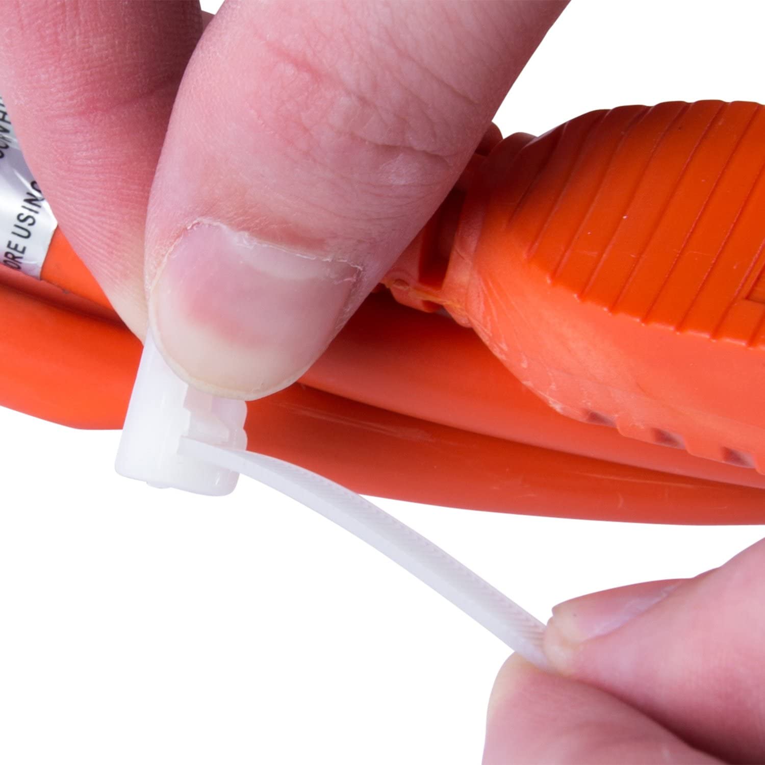 Fascette Fermacavi 200x4,8mm con Targhetta 13x28mm 100 pz Bianco - immagine 4