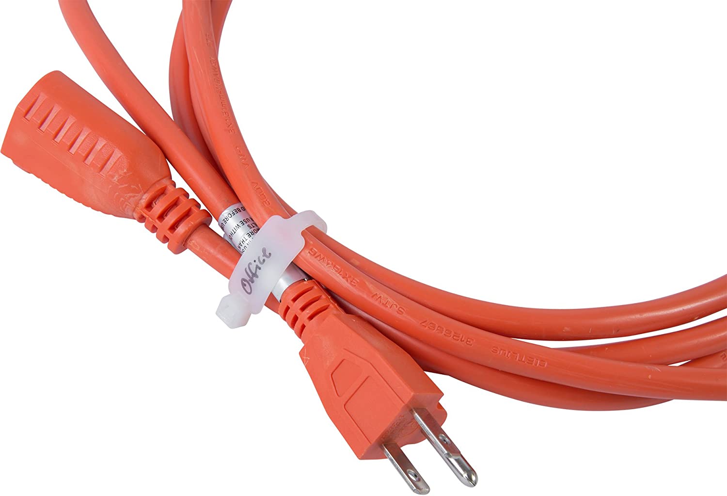 Fascette Fermacavi 200x4,8mm con Targhetta 13x28mm 100 pz Bianco - immagine 5