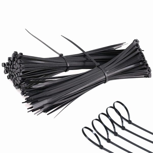 Fascette Fermacavi Autobloccanti 140x3,6mm in Nylon 100pz Nero - immagine 7