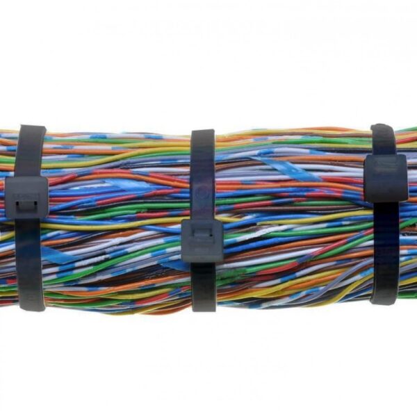 Fascette Fermacavi Autobloccanti 140x3,6mm in Nylon 100pz Nero - immagine 6
