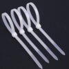 Fascette Fermacavi Autobloccanti 160x4,8mm in Nylon 100pz Bianco - immagine 5