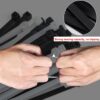 Fascette Fermacavi Autobloccanti 280x4,8mm in Nylon 100pz Nero - immagine 10