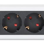 Multipresa per Rack 19'' 7 posti Spina Schuko Angolata 1U