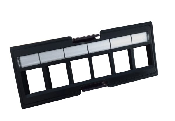 Pannello Frontale Adattatore 6 Posti RJ45 Keystone UTP per Pannello Patch