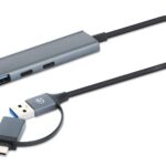 Hub 2 Porte USB-A + 2 Porte USB-C™ USB 3.2 Gen 1