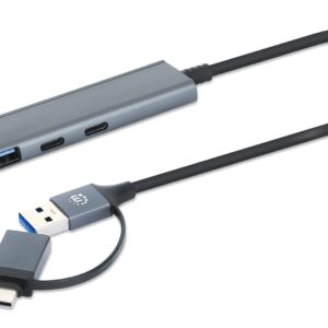 Hub 2 Porte USB-A + 2 Porte USB-C™ USB 3.2 Gen 1