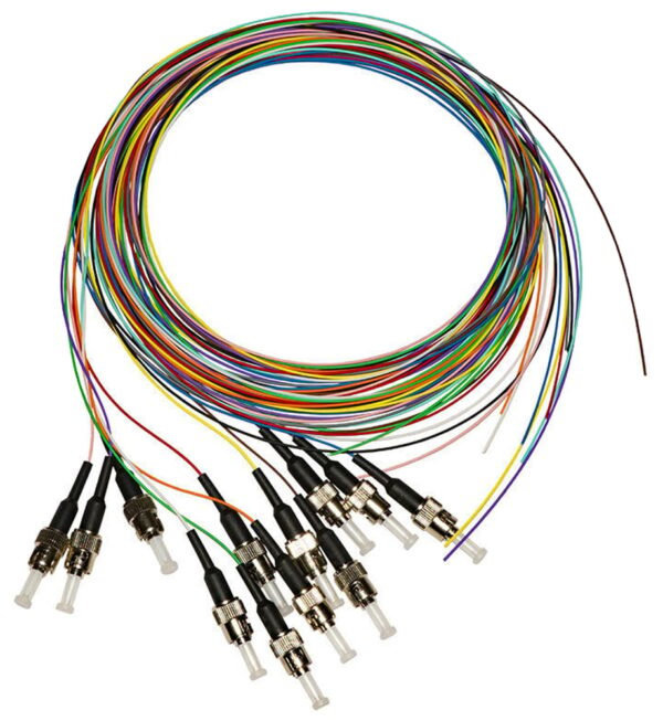 Set 12 Pigtail Fibra Ottica Multimodale OM3 ST 50/125 2 m - immagine 2