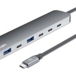 Hub 7 porte USB3.2 10G/5G 4x USB-C&trade; + 3x USB-A con Power Delivery