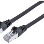 Cavo Patch Cat.7 Plug RJ45 6A S/FTP LSZH 1m Nero