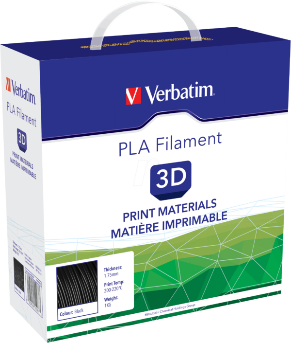 Filamento PLA Stampa 3D 1.75mm 1kg Nero - immagine 2