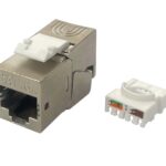 Frutto Keystone RJ45 Cat.6A Slim STP Tool Free 14.06mm