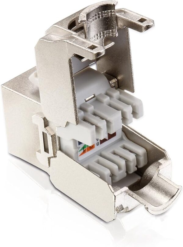 Frutto Keystone RJ45 Cat.6A STP Tool-Free 16.60mm - immagine 4