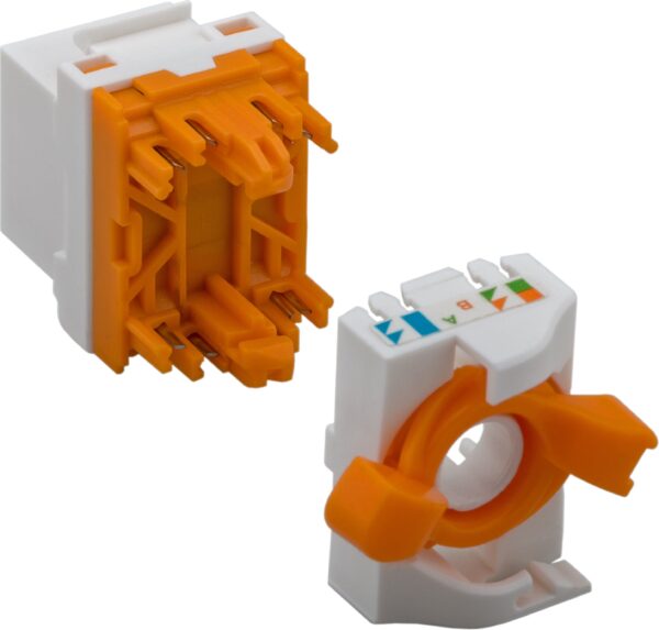 Frutto Keystone RJ45 Cat.6A UTP Tooless - immagine 4