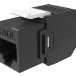 Frutto Keystone RJ45 UTP Cat.6 Tooless Nero
