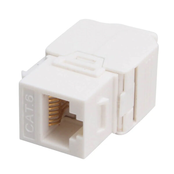 Frutto Keystone RJ45 UTP Cat.6 Tooless Bianco - immagine 3