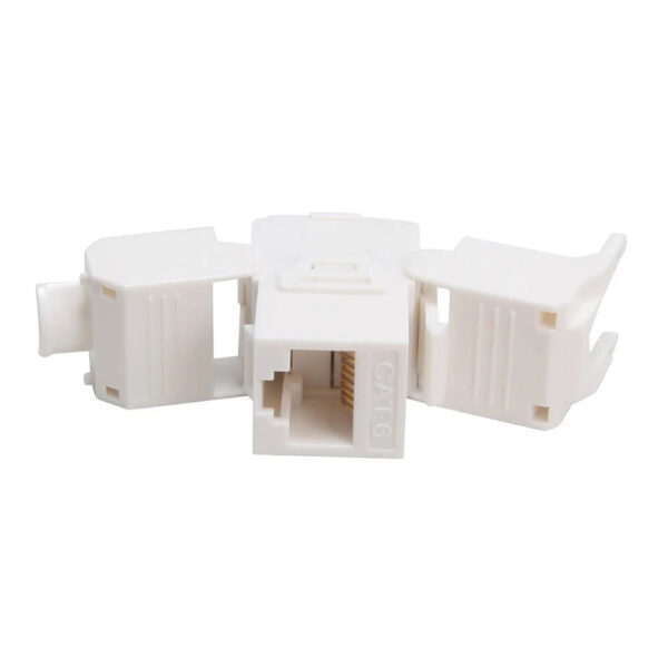 Frutto Keystone RJ45 UTP Cat.6 Tooless Bianco - immagine 5