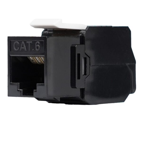 Frutto Keystone RJ45 UTP Cat.6 Tooless Nero - immagine 3