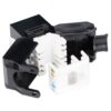 Frutto Keystone RJ45 UTP Cat.6 Tooless Nero - immagine 5