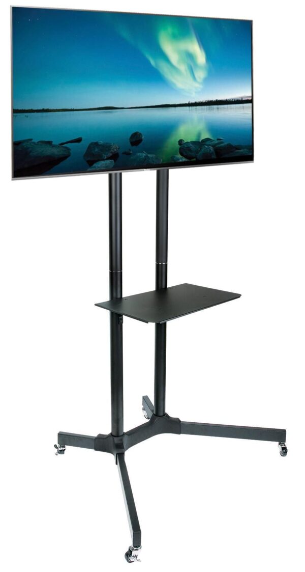 Carrello Supporto Pavimento Porta TV LCD/LED/Plasma 30''-65'' Mensola - immagine 7