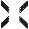 Adattatore per Supporto VESA da 200x200 a 400x400 Nero