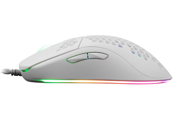 Gaming Mouse Galahad RGB 6400 6D dpi bianco - immagine 4