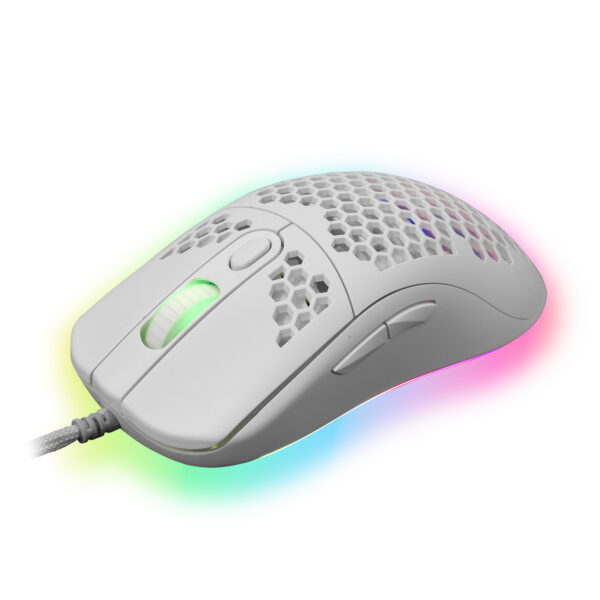 Gaming Mouse Galahad RGB 6400 6D dpi bianco - immagine 8