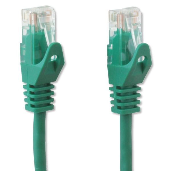 Cavo di rete Patch in CCA Cat.5E Verde UTP 1,5m - immagine 4