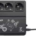 Gruppo di Continuit&agrave; UPS Z1 400VA CUBE Offline Nero