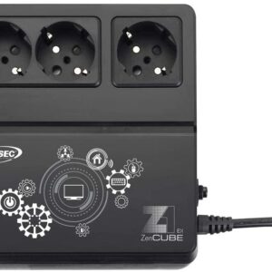 Gruppo di Continuità UPS Z1 400VA CUBE Offline Nero
