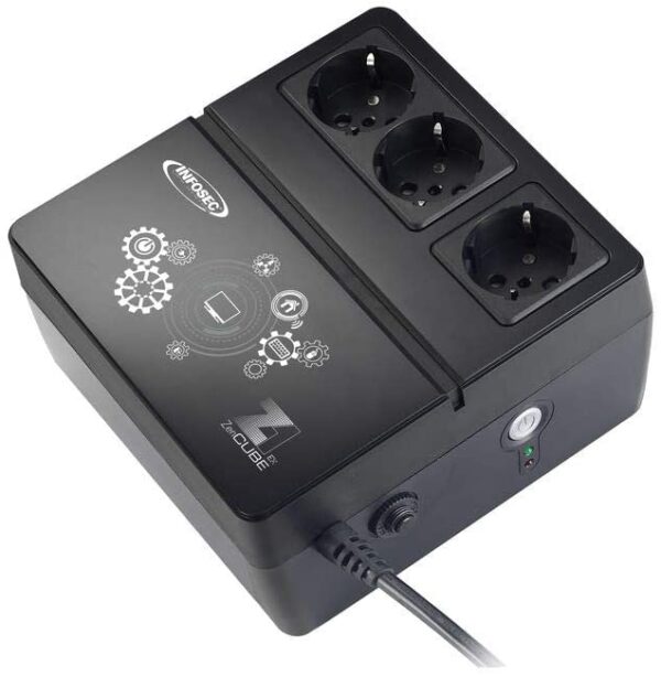 Gruppo di Continuità UPS Z1 600VA CUBE Offline Nero - immagine 3