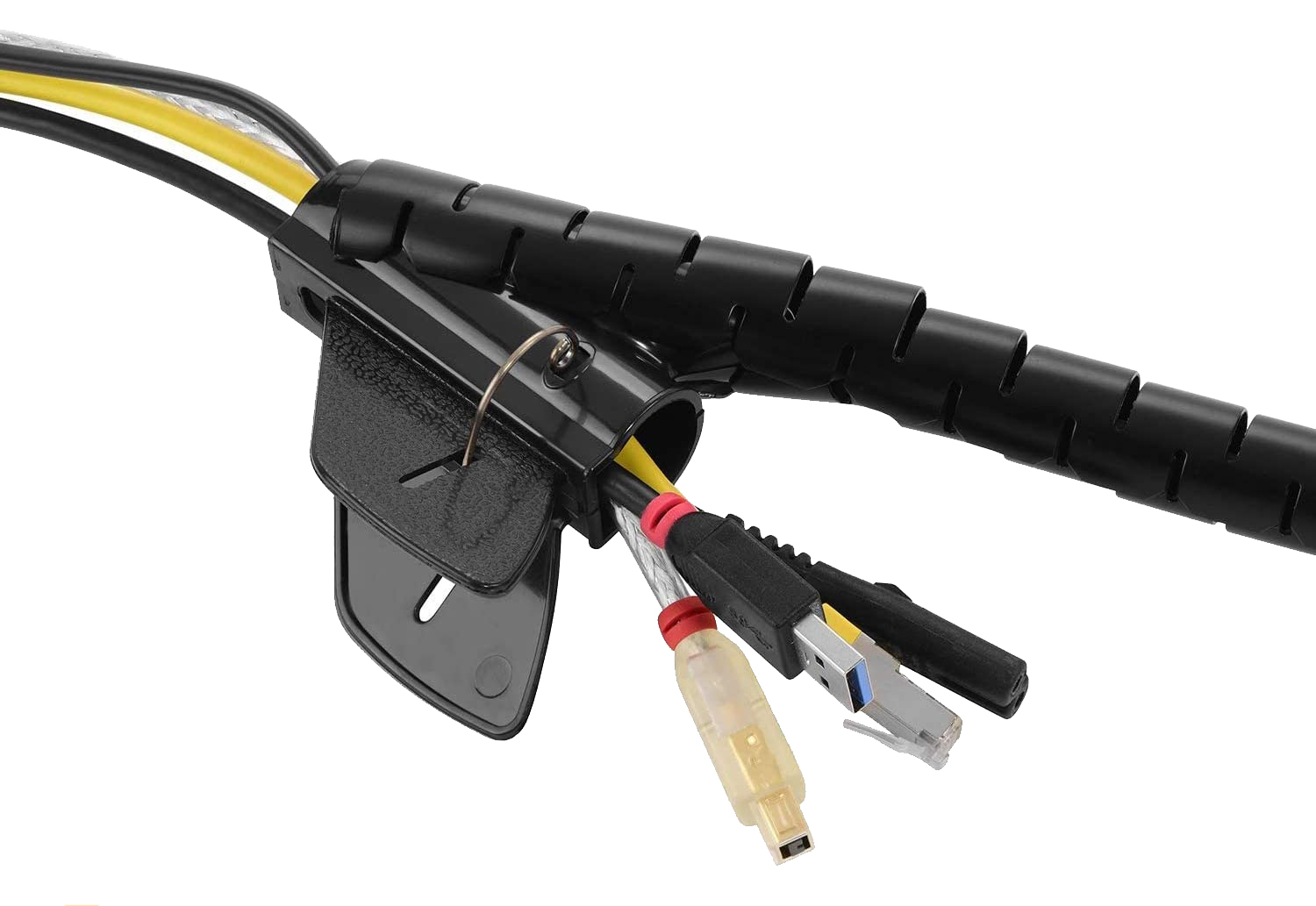 Guaina Raccogli Cavi ø 25mm Lunghezza 2,5 m con Inseritore - immagine 3