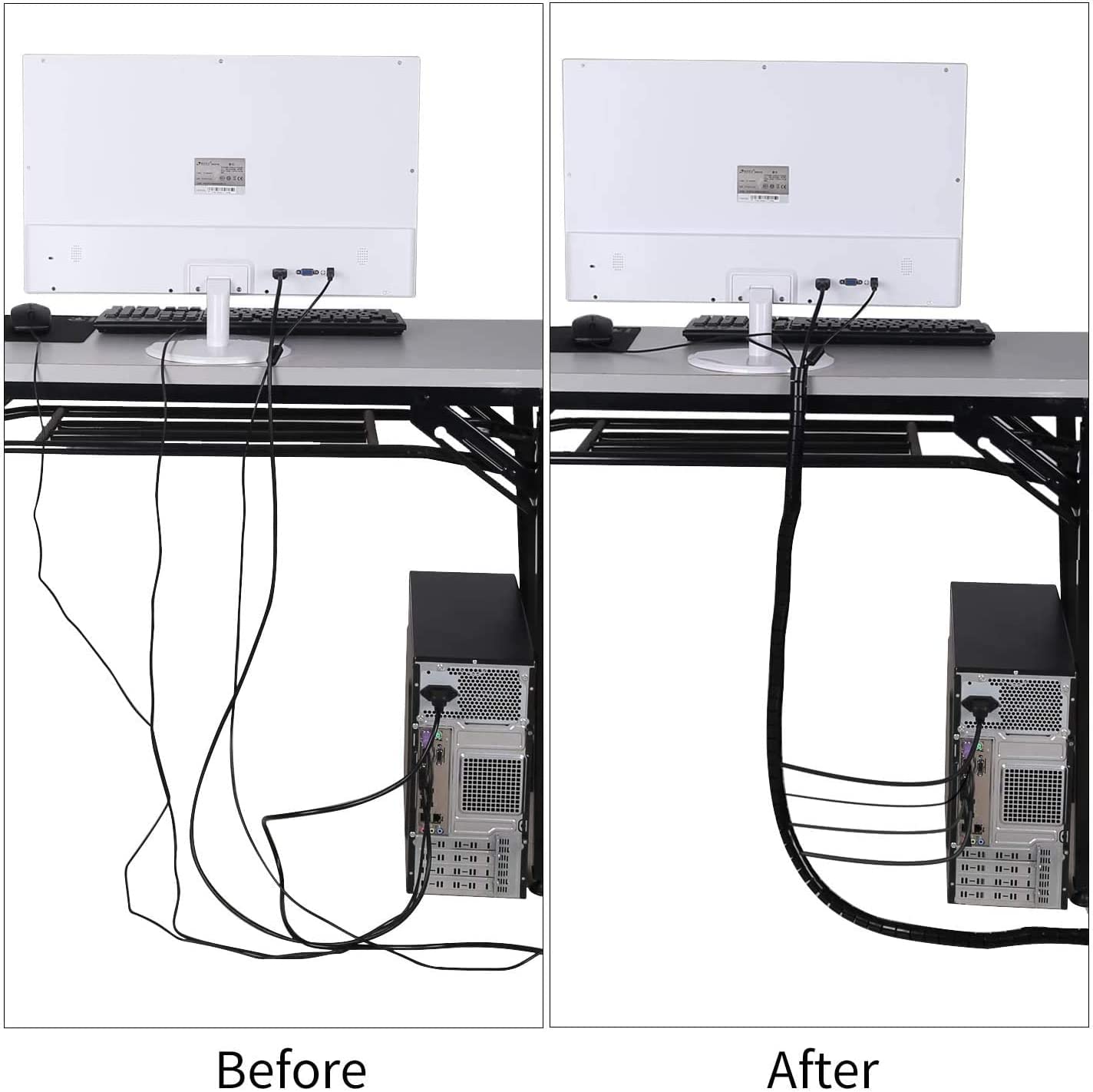 Guaina Raccogli Cavi ø 25mm Lunghezza 2,5 m con Inseritore - immagine 9