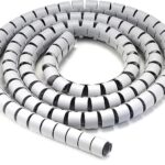 Guaina Raccoglicavi Diametro 25mm a Spirale 20m Grigio