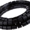 Guaina Raccoglicavi Diametro 25mm a Spirale 20m Nero - immagine 7