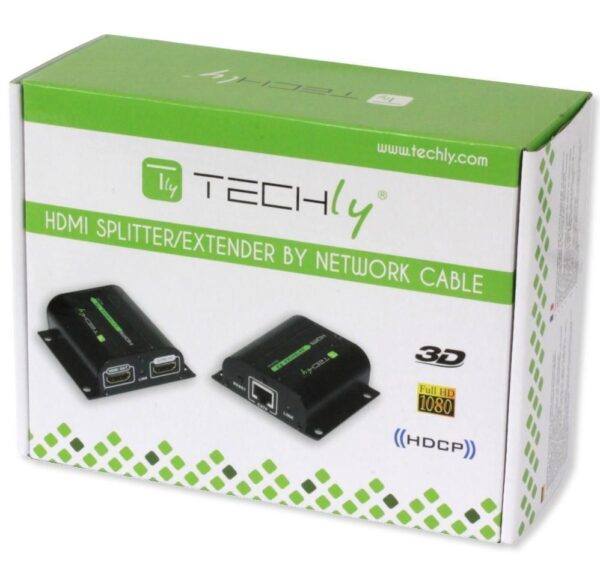 Extender Splitter HDMI con IR su Cavo Cat. 6 fino a 60m - immagine 2