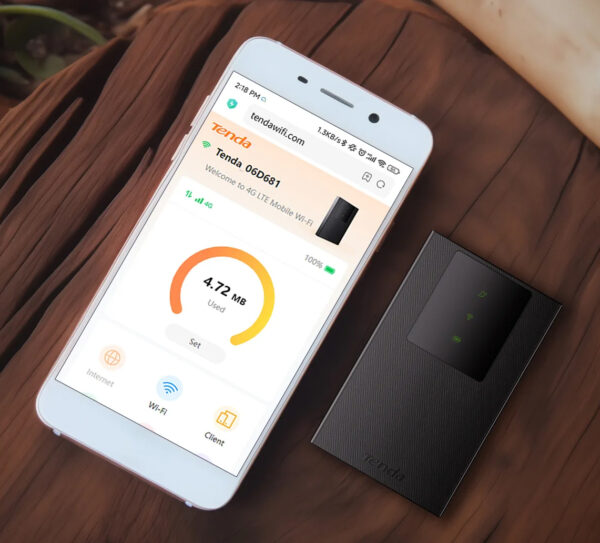 Hotspot Router Mobile Portatile Batteria 2100mAh 4G LTE 286Mbps, 4G180V4 - immagine 6