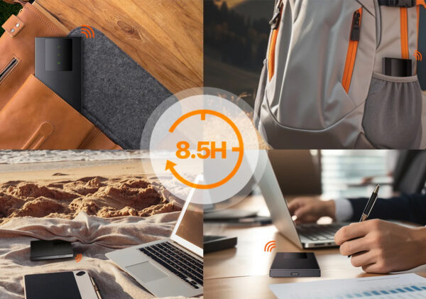 Hotspot Router Mobile Portatile Batteria 2100mAh 4G LTE 286Mbps, 4G180V4 - immagine 10